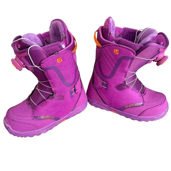 Burton Limelight BOA Imprint 2 Snowboard Boots Purple Women Size 7 - Picture 6 of 10